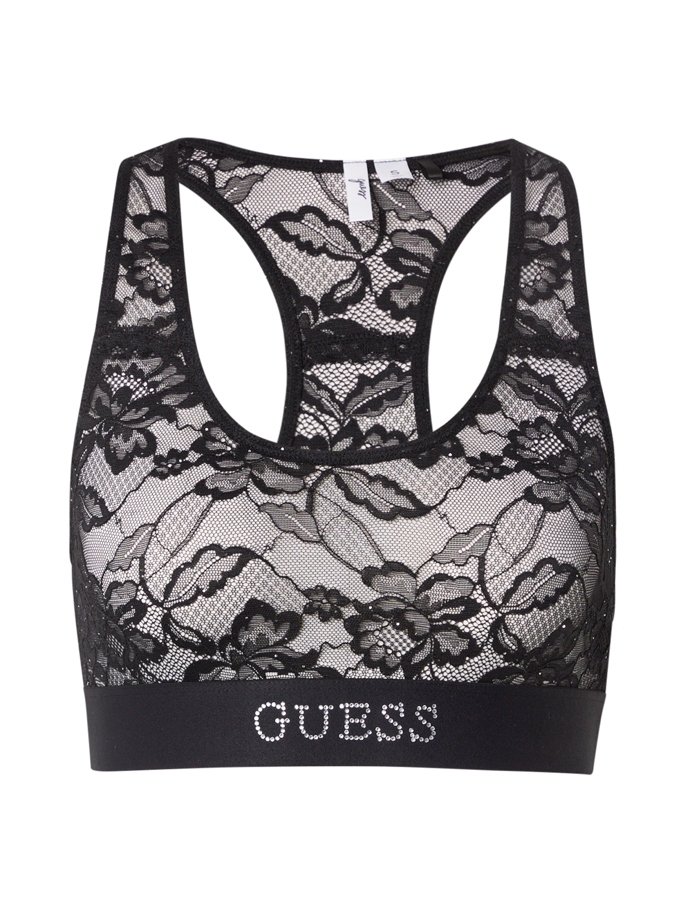 GUESS Бюстие Сутиен 'Sara' в черно: отпред