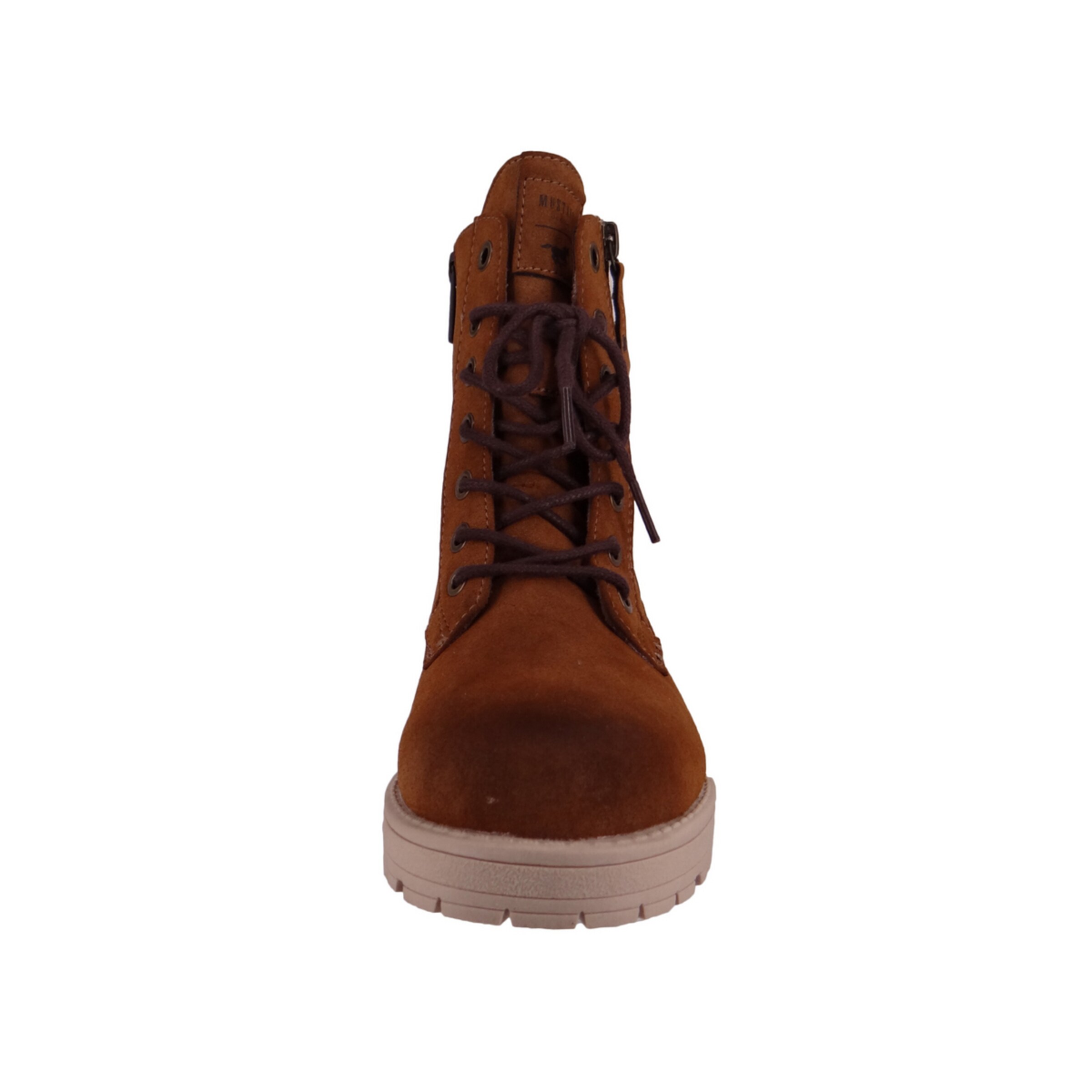 MUSTANG Lace-up bootie in Brown