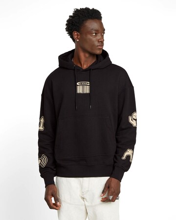 G-STAR Sweats 'multi logo' in Schwarz: Vorderseite