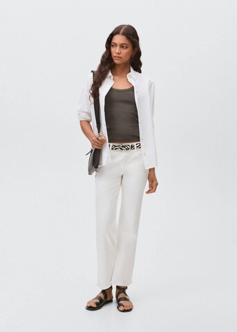MANGO TEEN Flared Jeans in Weiß