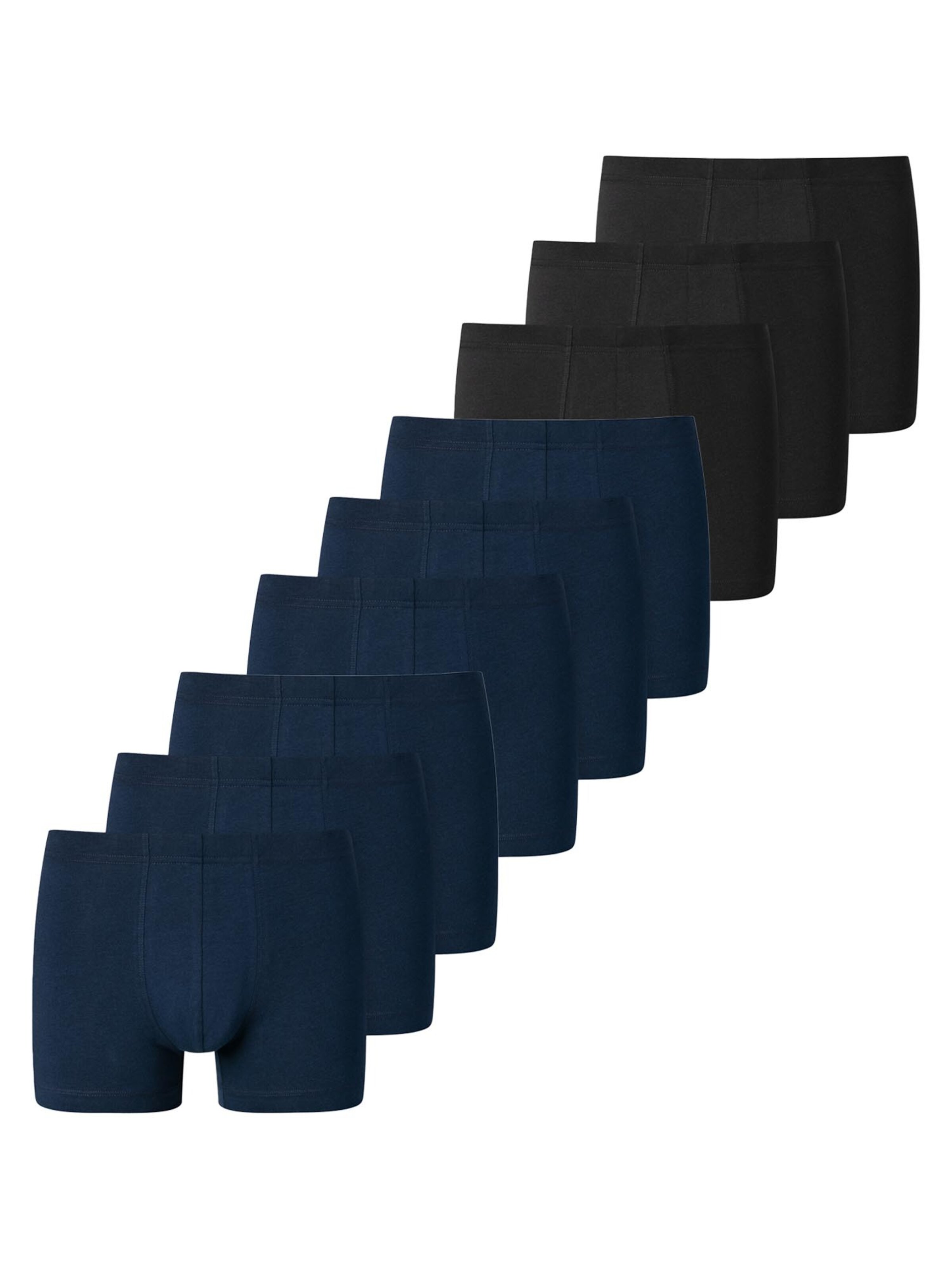 SCHIESSER Boxer shorts '95/5 Essentials - Organic Cotton' in Night blue, Item view