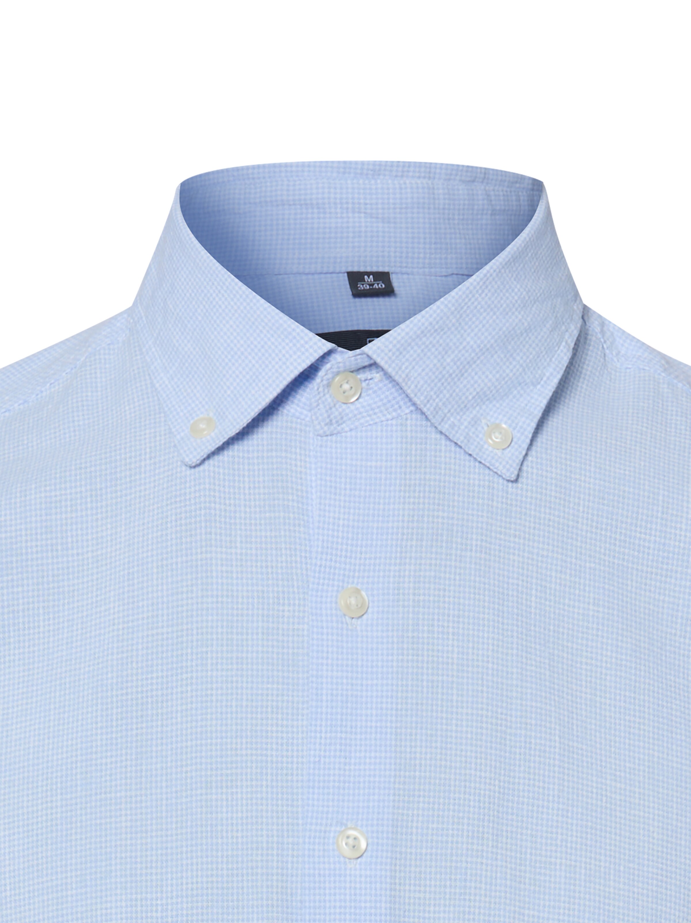 Nils Sundström Regular Fit Hemd in Blau
