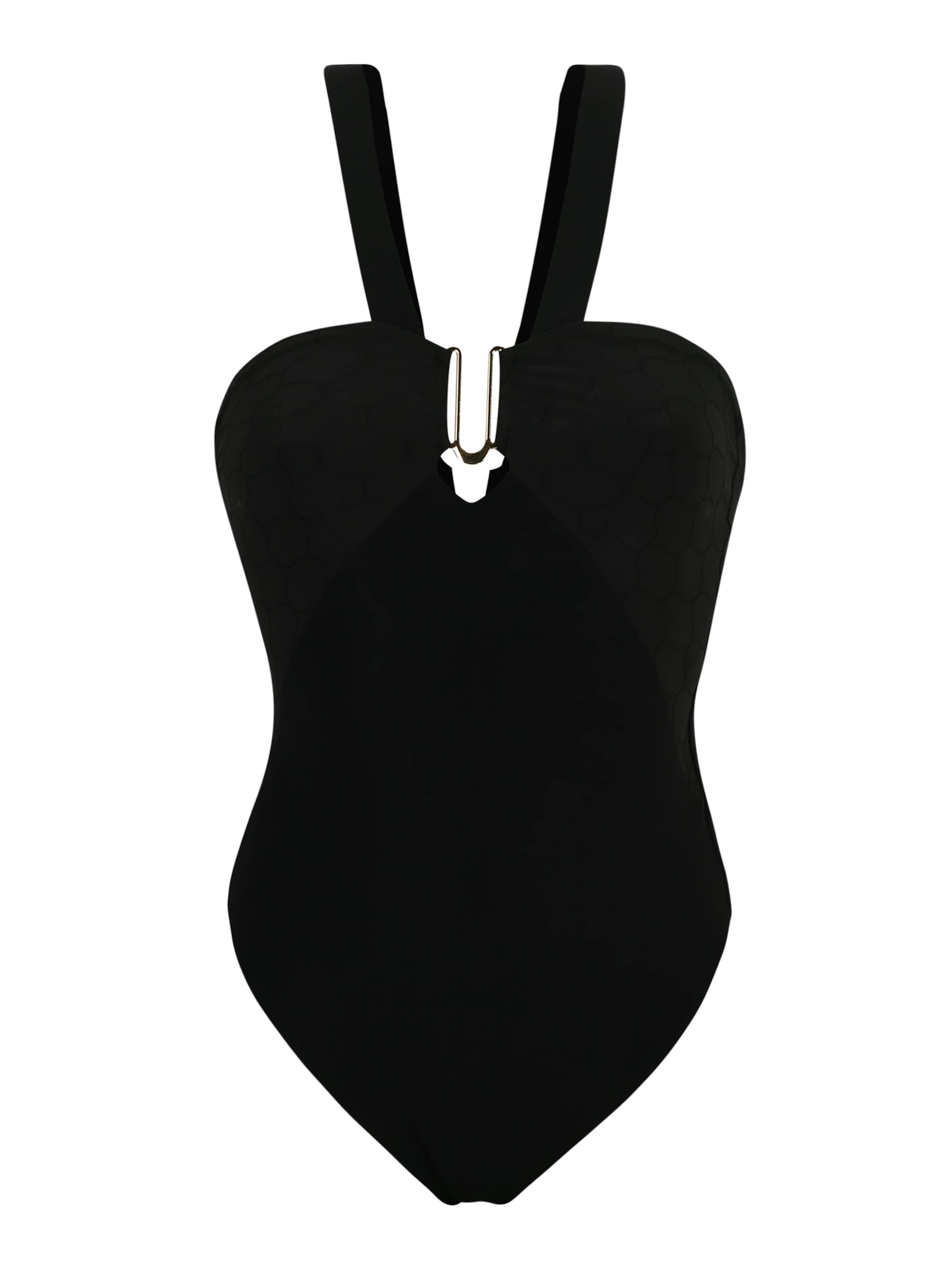 Chantelle Bustier Badedragt 'Glow' i sort: forside