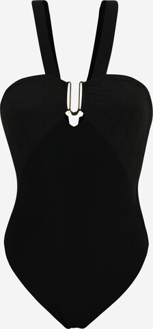 Chantelle Bralette Swimsuit 'Glow' in Black: front