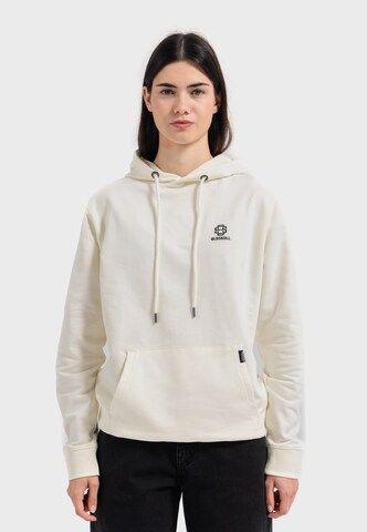 Oldskull Sweatshirt 'Basic Oldskull 25 Logo' in White: front