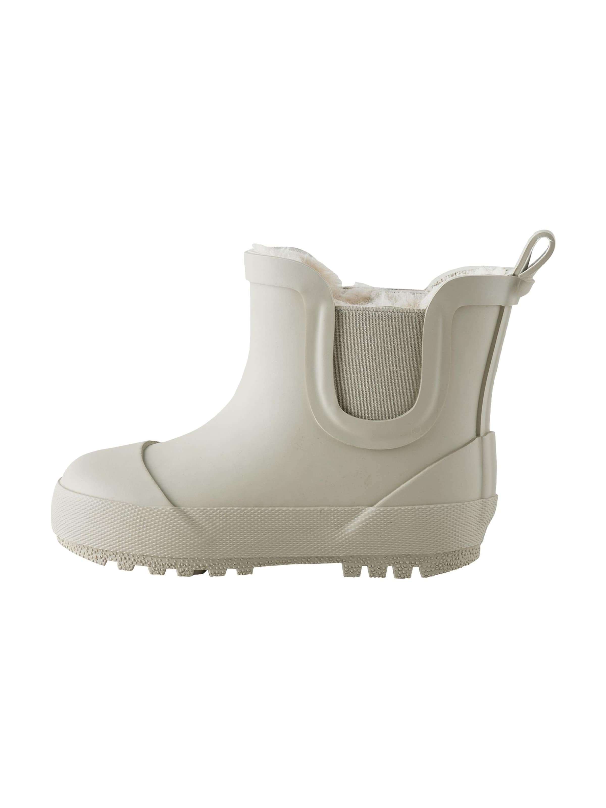 Bottes en caoutchouc Next en beige : devant