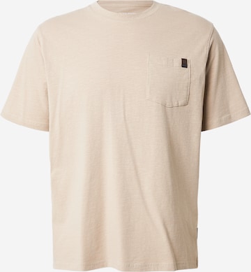 JACK & JONES Koszulka 'JJEDover' w kolorze beżowy: przód
