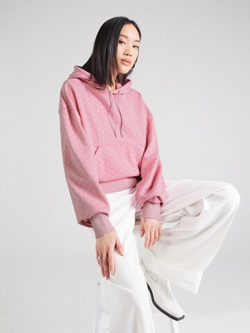 HUGO - Sweatshirt em rosa: frente