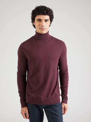 Pull-over QS en violet : devant