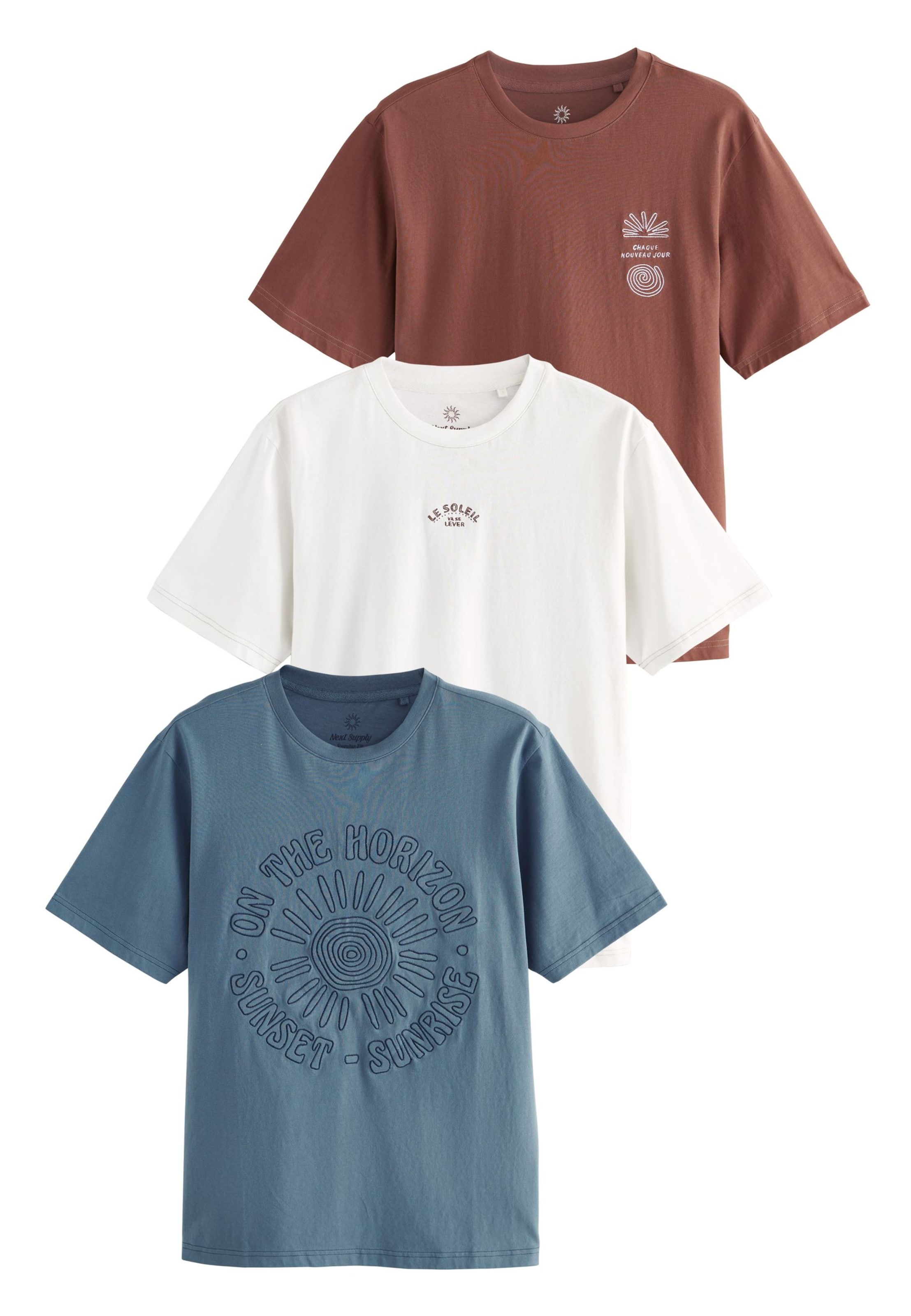 Next Тениска в синьо: отпред