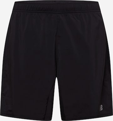 new balance Regular Workout Pants 'Core Run 2' in Black: front