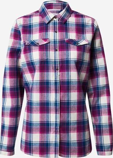 CRAGHOPPERS Chemisier fonctionnel 'Genevive' en bleu marine / rose / blanc, Vue avec produit