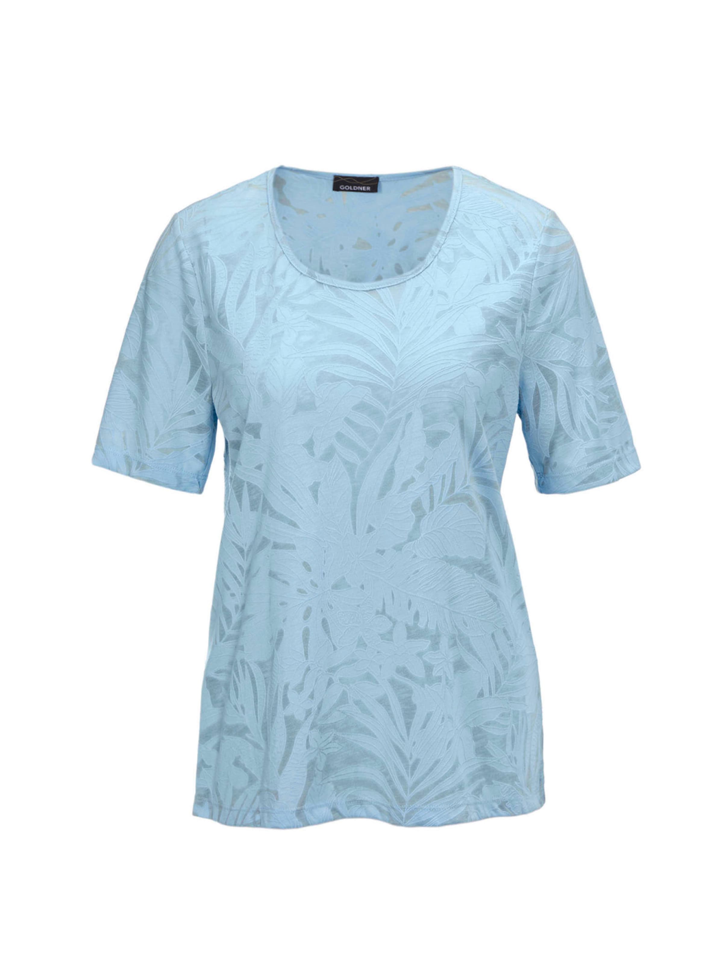 T-shirt Goldner en bleu : devant