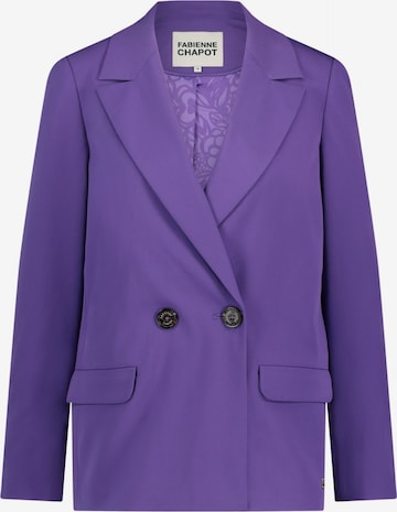 Blazer Fabienne Chapot en violet : devant