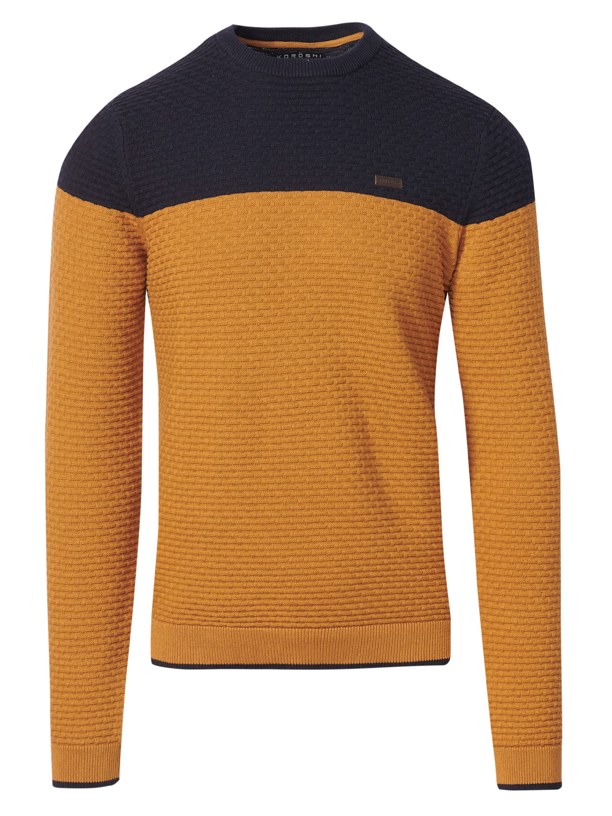 Pull-over KOROSHI en orange : devant
