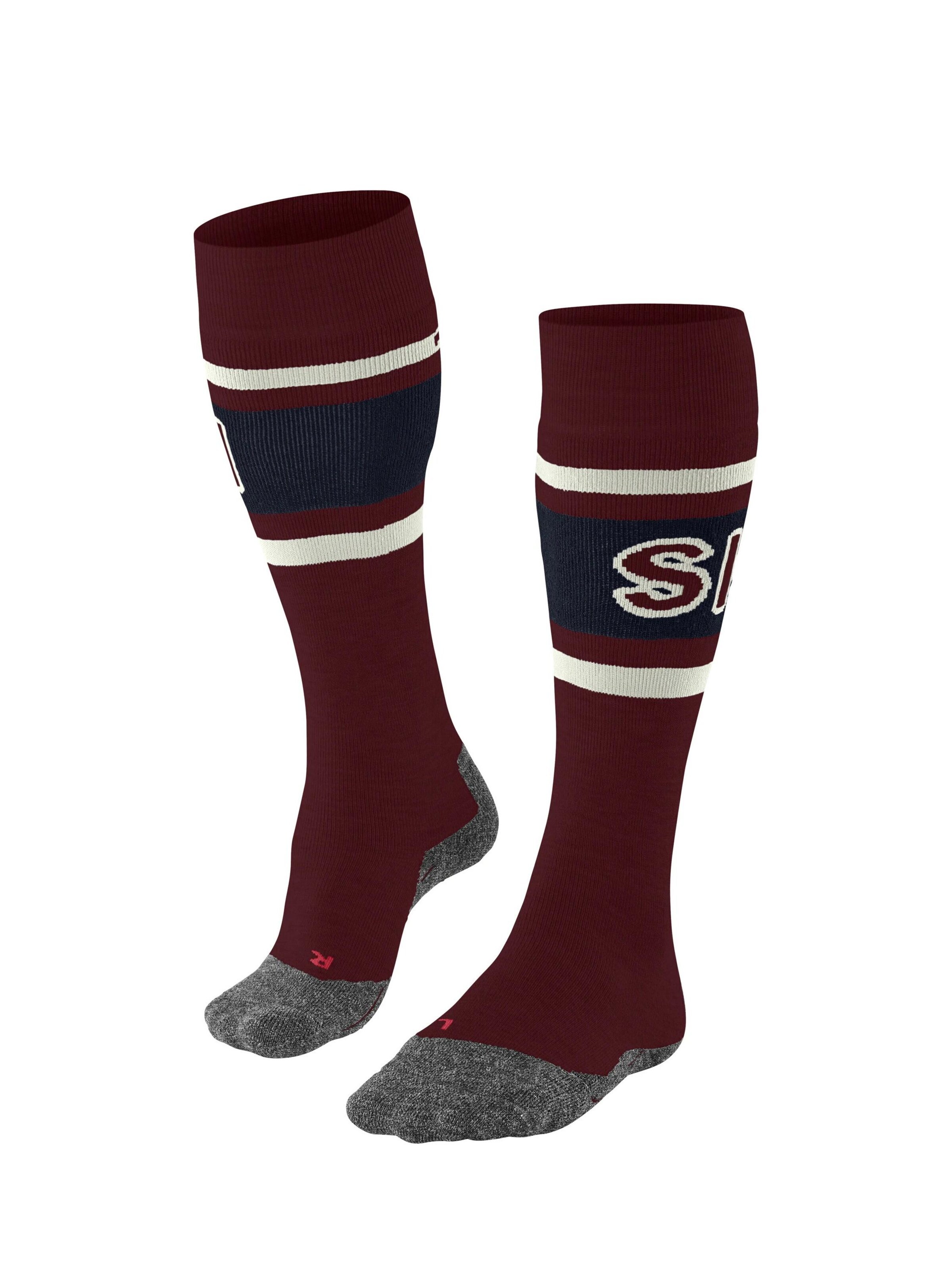 FALKE Athletic Socks 'SK2 Intermediate' in Red: front