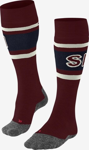 FALKE Athletic Socks 'SK2 Intermediate' in Red: front