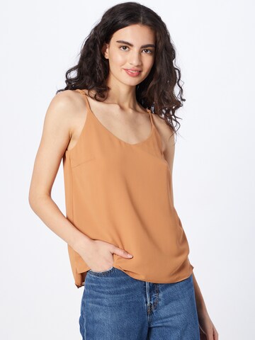 Soft Rebels Top in Geel: voorkant