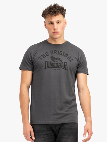 LONSDALE Футболка 'ORIGINAL' в Серый: спереди