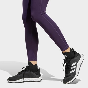 ADIDAS PERFORMANCE Skinny Sporthose 'Essentials' in Lila