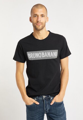 BRUNO BANANI T-Shirt 'Hamilton' in Schwarz: predná strana