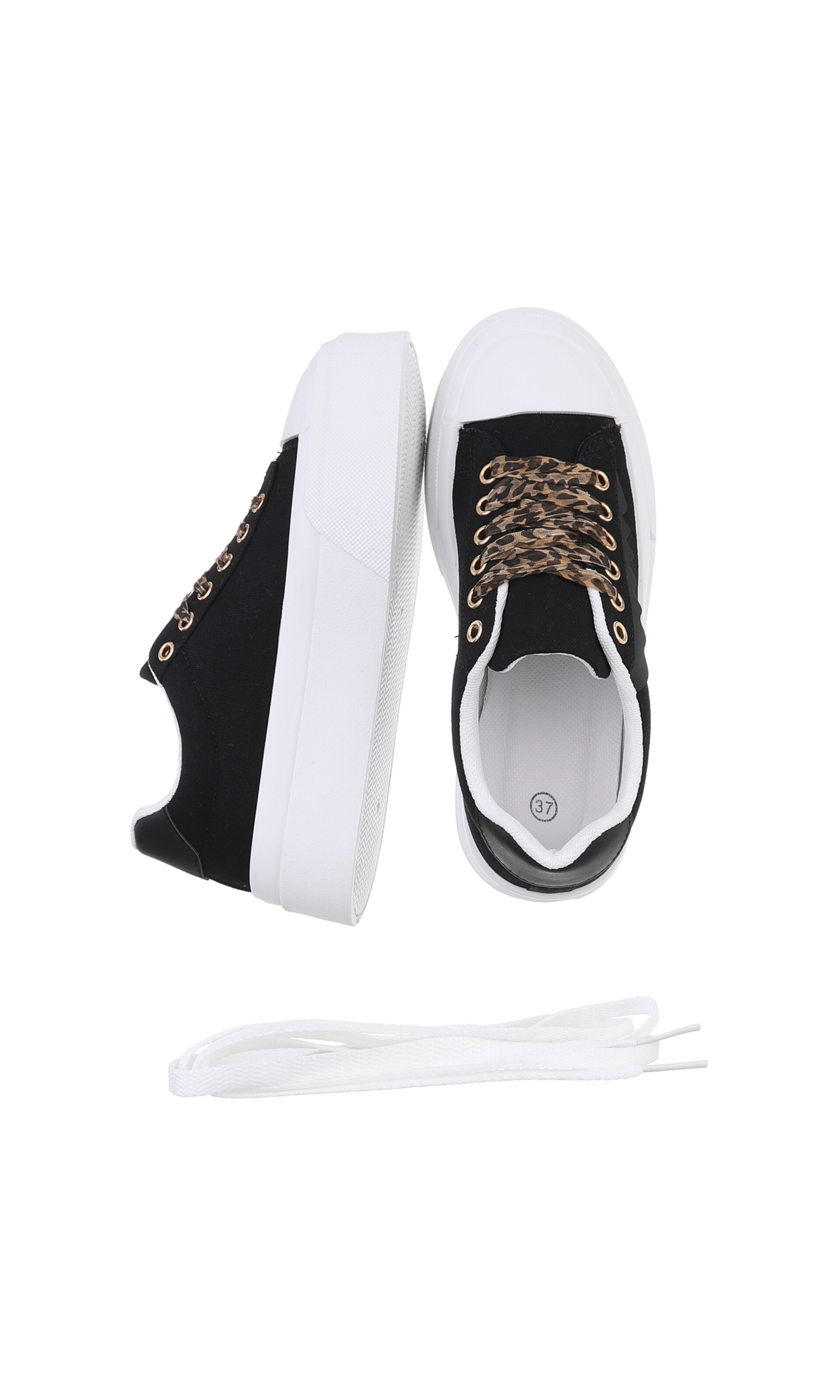 Ital-Design Sneaker in Schwarz