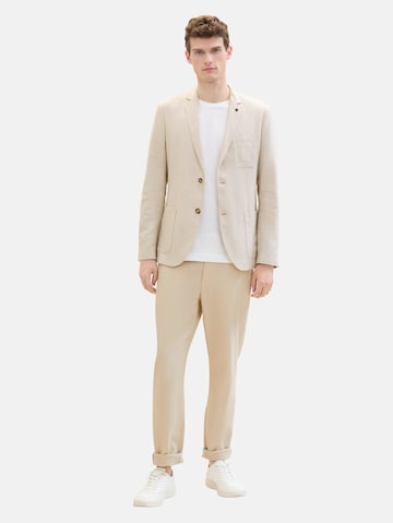 TOM TAILOR Regular Fit Sakko in Beige