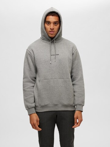 SELECTED HOMME Sweatshirt 'Hankie' in Grey: front