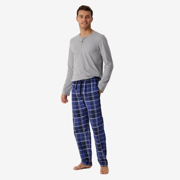 SCHIESSER Regular Pyjamahose in Blau