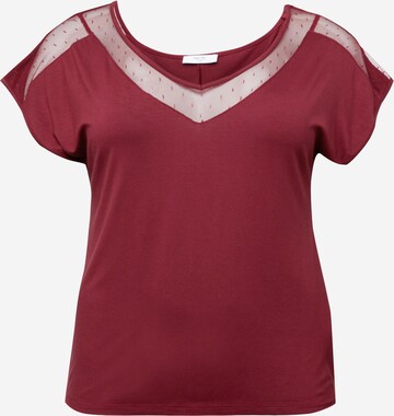 ABOUT YOU Curvy T-Shirt 'Bettina' in Rot: predná strana