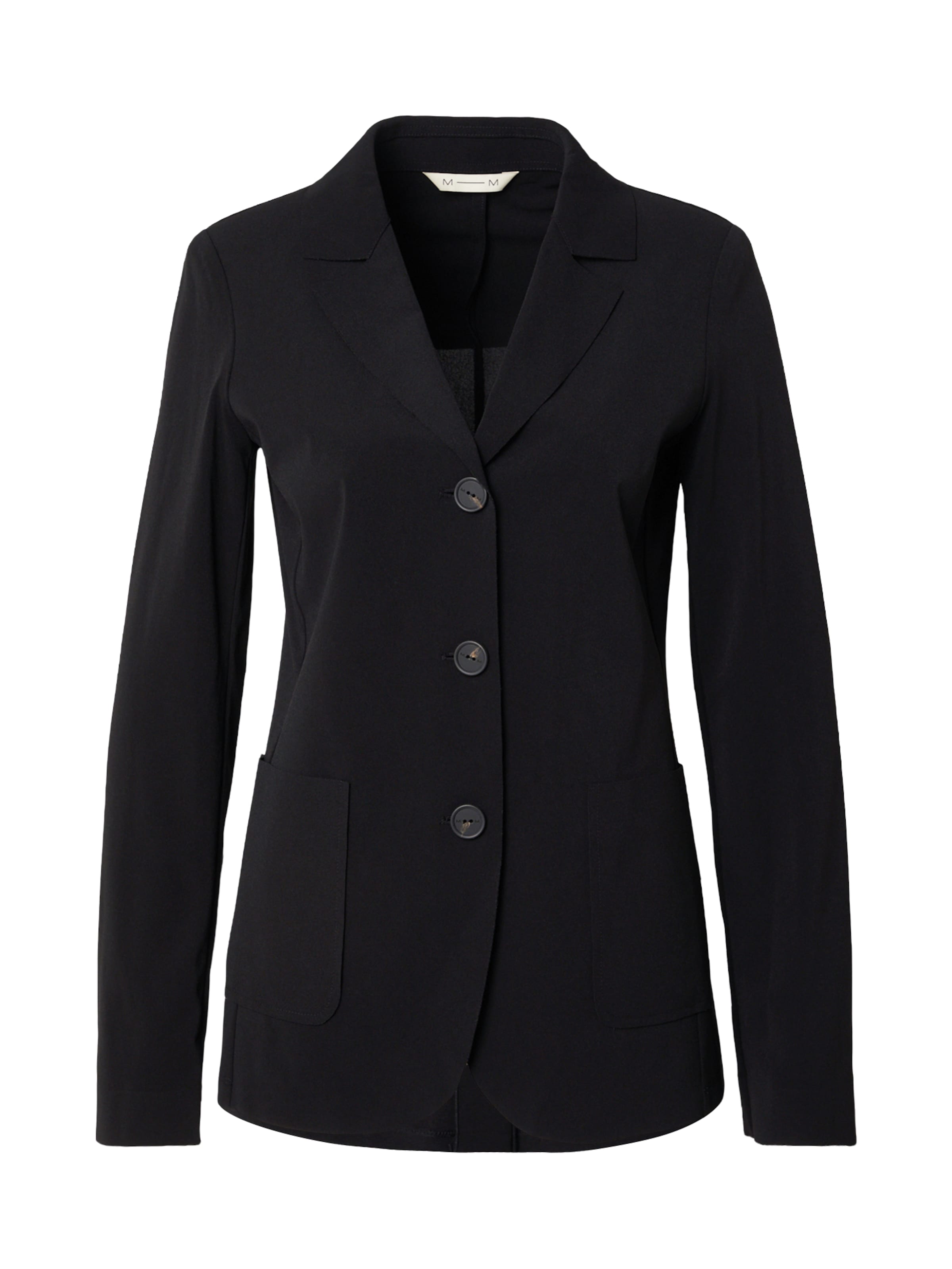MM by Max Mara - Blazer 'PADRE' en negro: frente