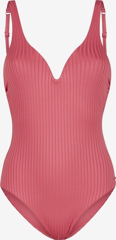 PROTEST Badeanzug 'PRTBOWLI' in Pink: Vorderseite