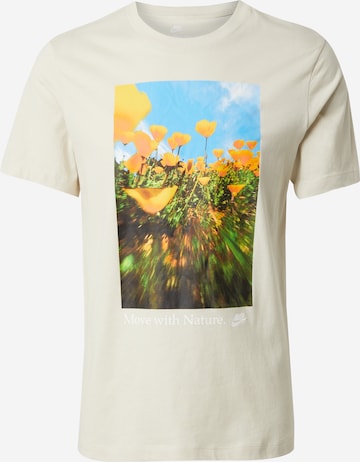 žalia Nike Sportswear Marškinėliai: priekis