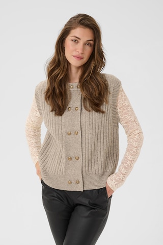 Gilet Cream en beige : devant
