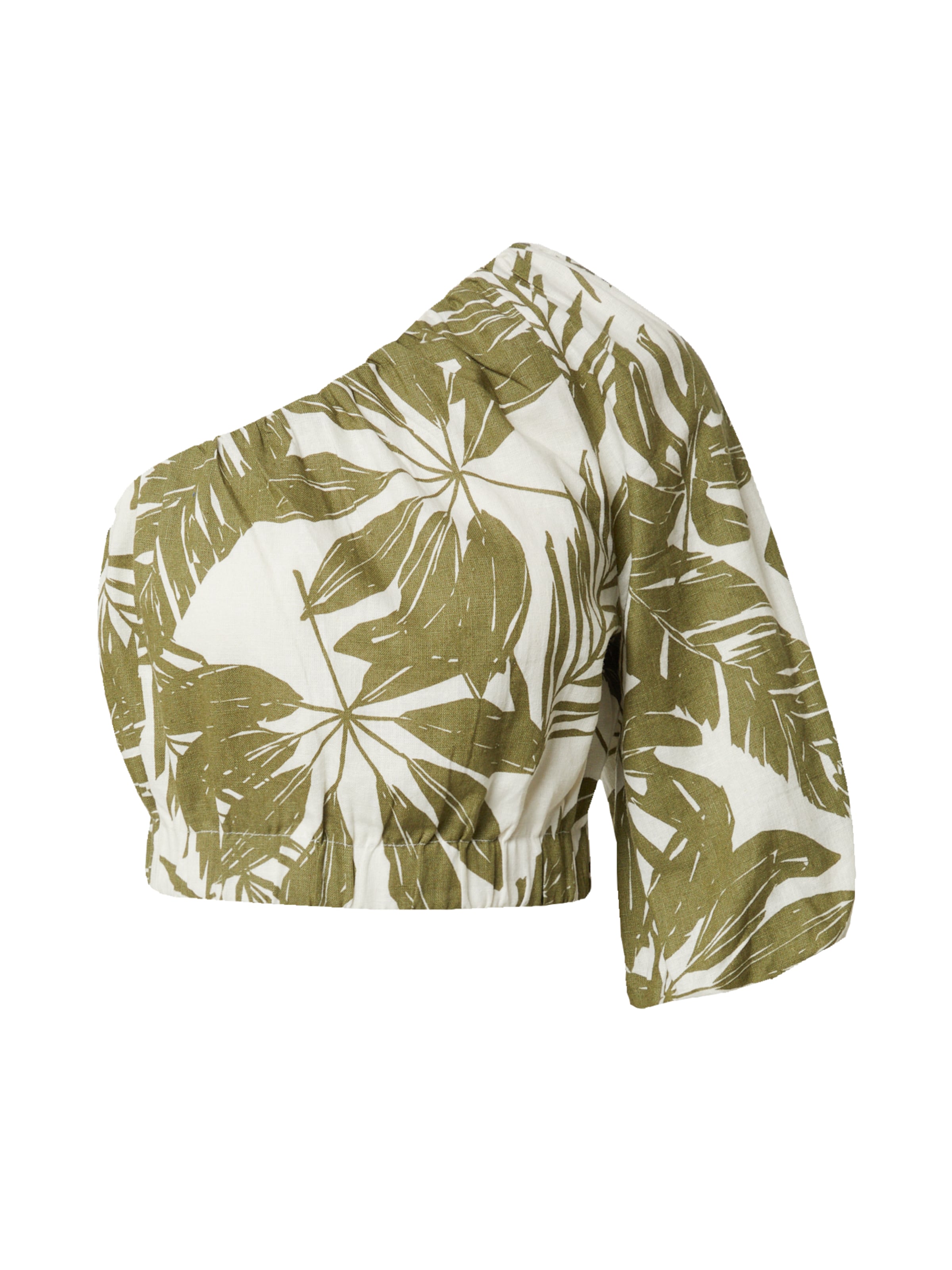 Abercrombie & Fitch Блузка в Белый: спереди