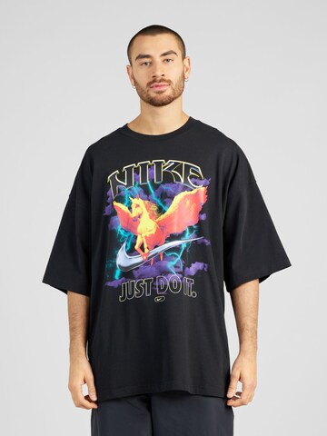 Nike Sportswear Shirt in Schwarz: predná strana