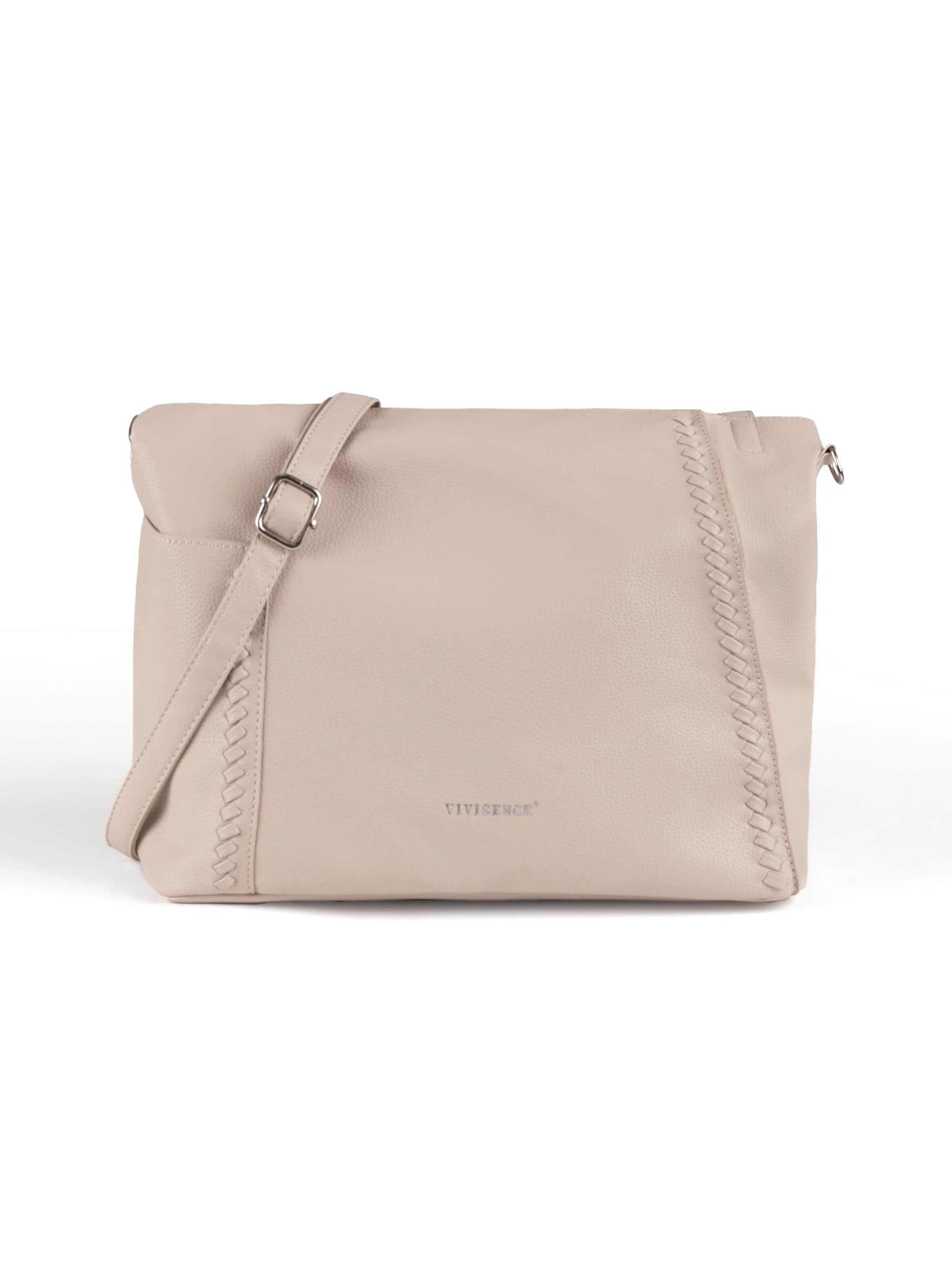 Vivisence Handtasche 'T0014'‌‌‌‌‌‌‌‌‌ in Beige: Vorderseite
