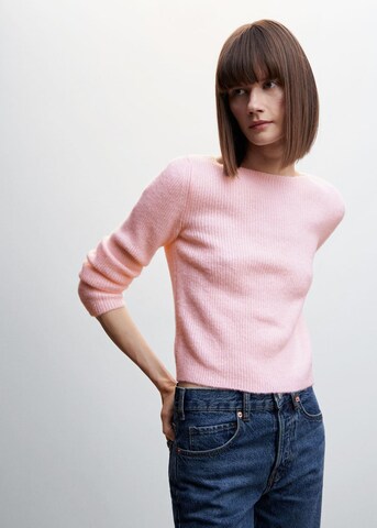 MANGO Sweater 'Rosa' in Pink: front