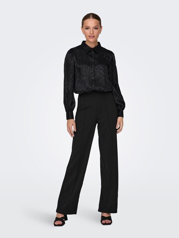 Wide Leg Pantalon 'ANSA' ONLY en noir