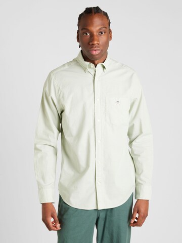 GANT - Regular Fit Camisa em verde: frente