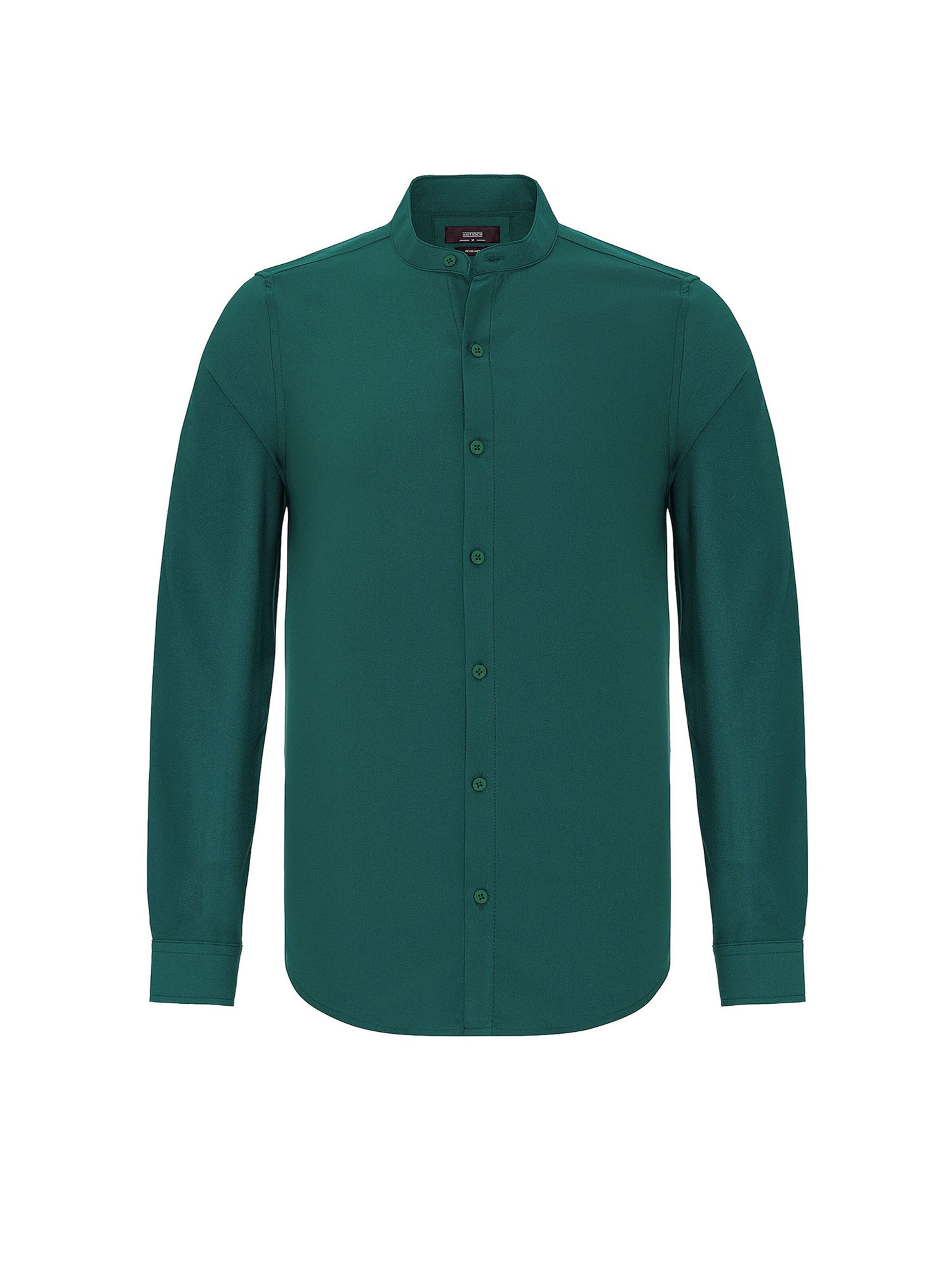Antioch Средняя посадка Рубашка в Зеленый: спереди