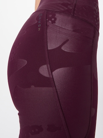 UNDER ARMOUR Skinny Workout Pants in Purple