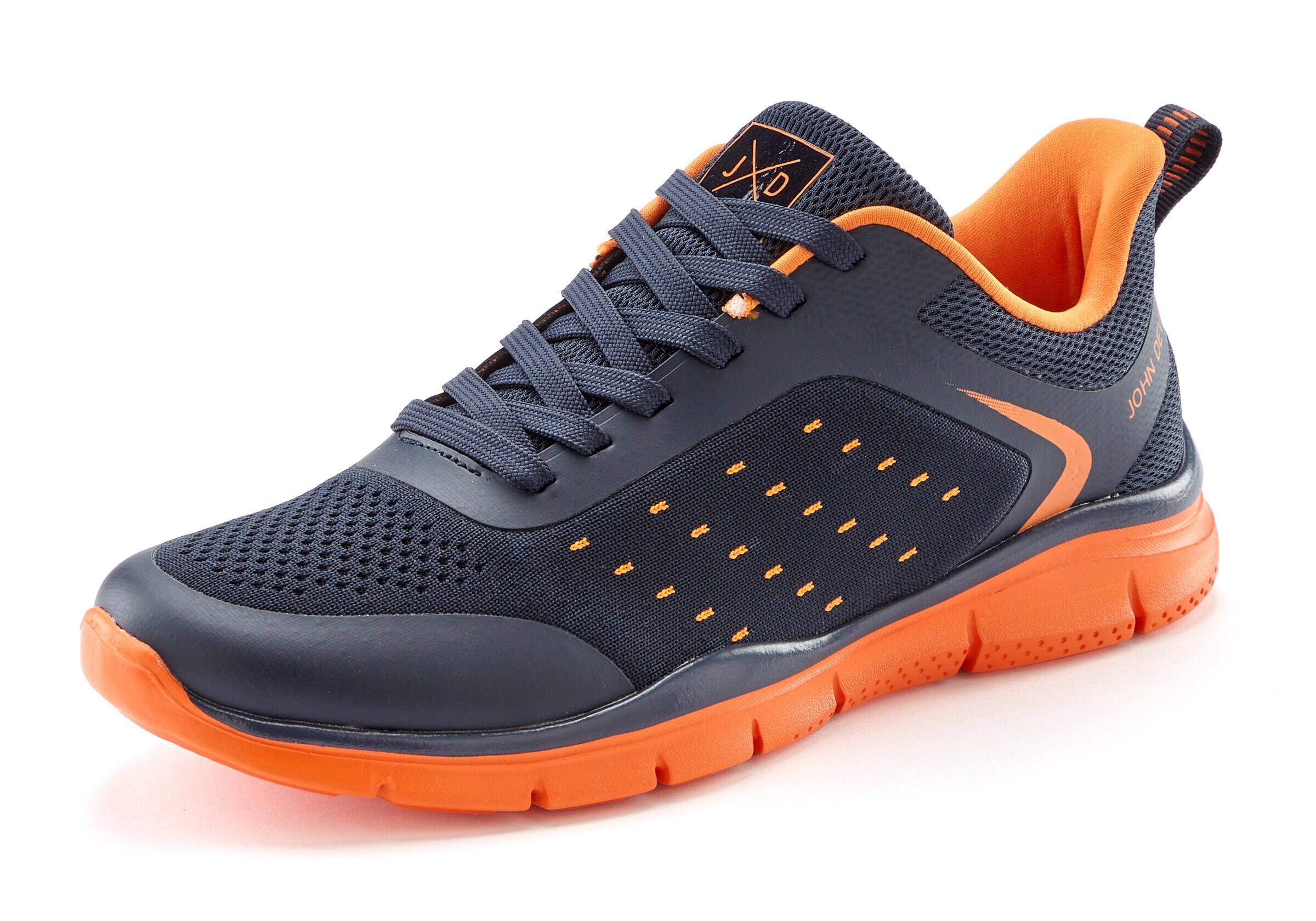 JOHN DEVIN Σνίκερ χαμηλό σε μπλε: μπροστά