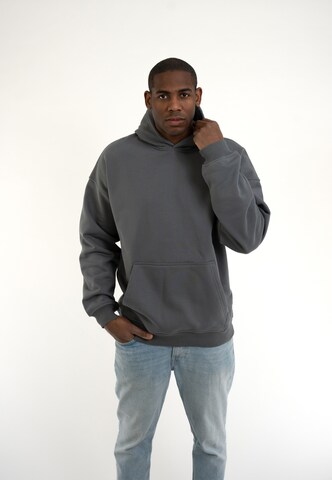 Johnny Urban Sweatshirt 'Cody Oversized' in Grey