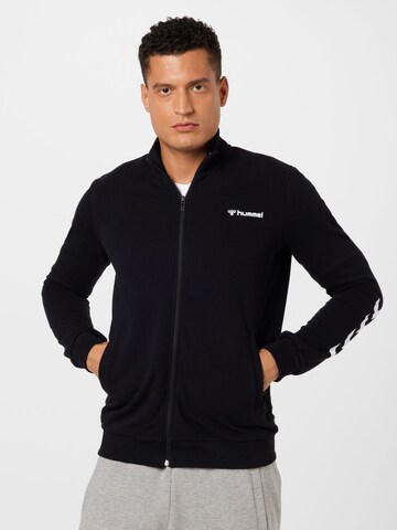 Hummel Sweatjacke in Schwarz: Vorderseite