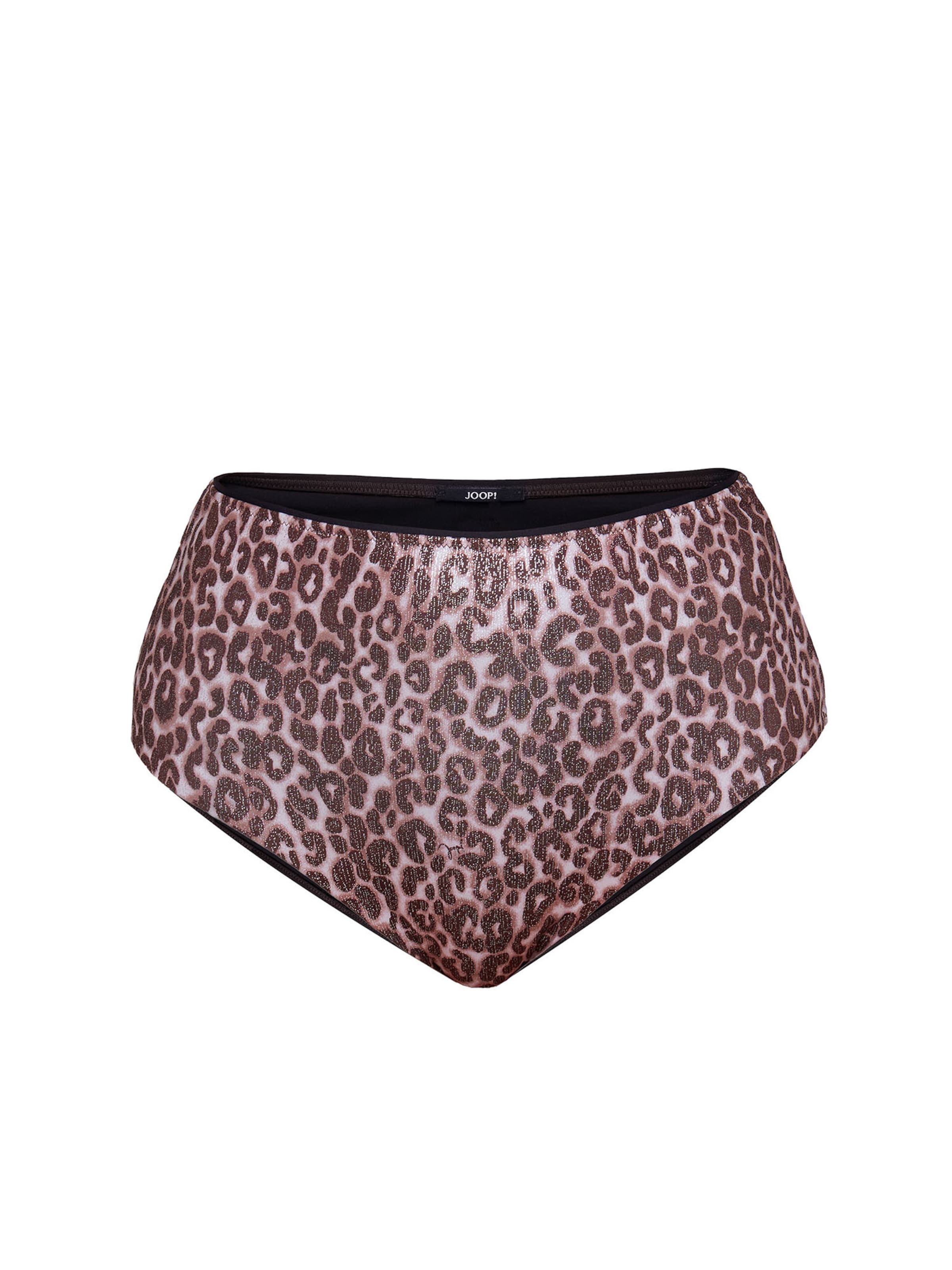 Bas de bikini ' Leopard Beach ' JOOP! en marron : devant
