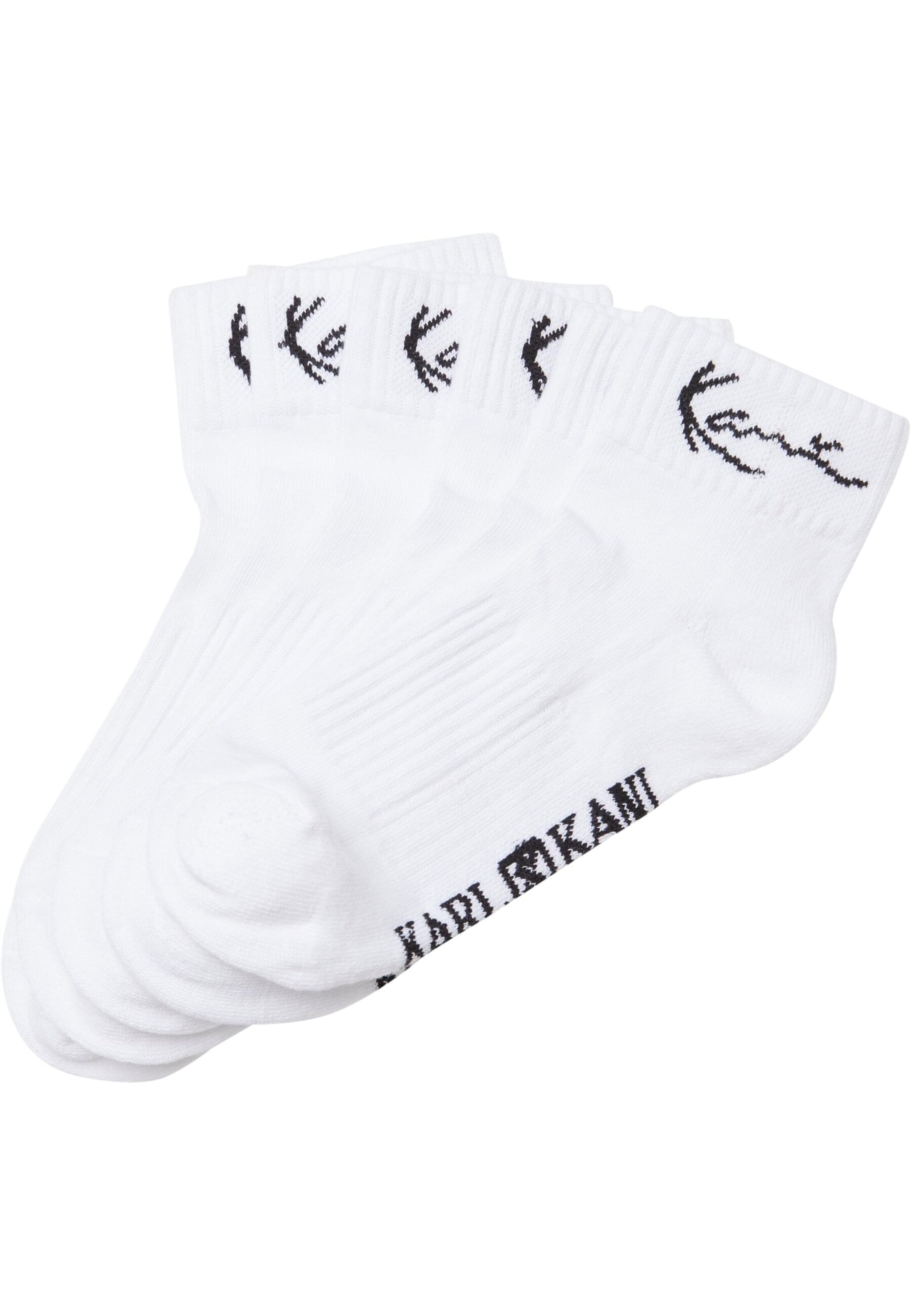 Chaussettes ' ' Karl Kani en blanc : devant