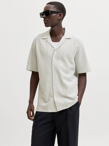 JACK & JONES - Ajuste regular Camisa 'JPRBLADouglas' en gris: frente