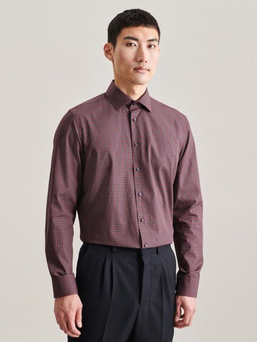 SEIDENSTICKER Slim fit Business Shirt in Red