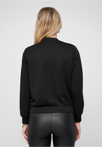 Cloud5ive Between-Season Jacket 'Diamond Stitch' in Black